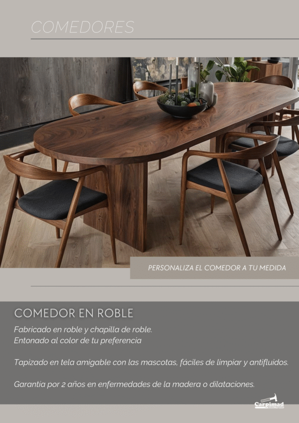 Comedor en Roble