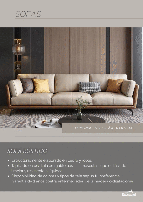 Sofá Rústico