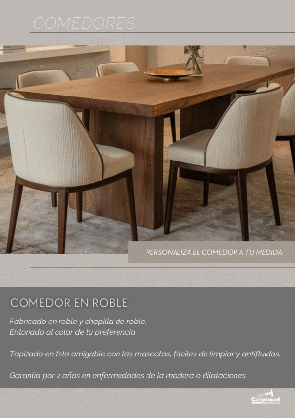 Comedor en Roble