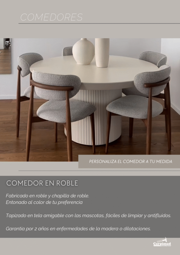 Comedor en Roble