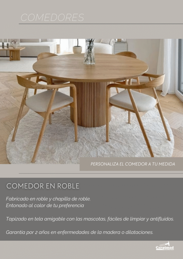 Comedor en Roble